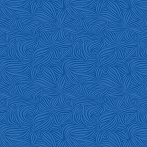 Decorative Abstraction - Wavy Texture in Classic Blue Shades / Medium