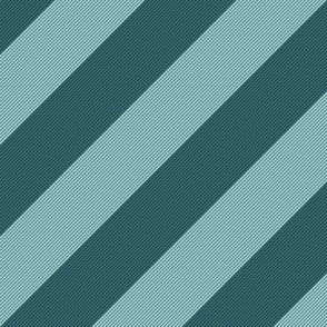 Bold, textured diagonal stripe aqua teal