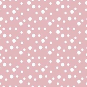 bubble spot in blush pink large