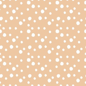 bubble spot in apricot yellow large