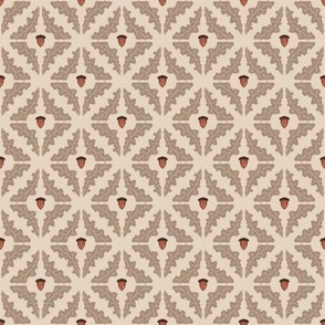 Damask with Acorns - small size