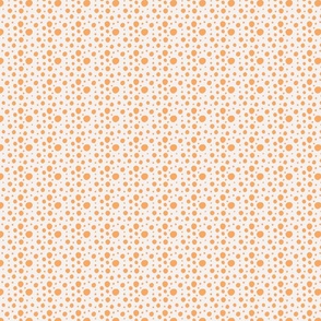 Peach polka dots
