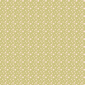 Polka dots green and pink mini