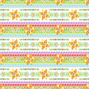 Happy Folkloric Floral Polka Dots