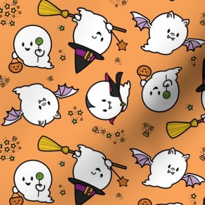 Boo and friends, too cute to spook orange