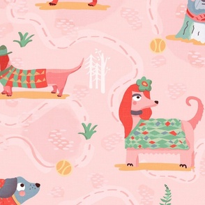 Dapper Dogs Pink