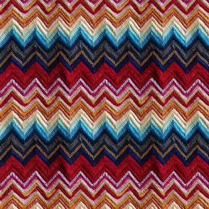 Textile Art Moroccan Mystery Zigzag Chevrons
