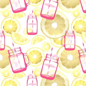 A Jar of Sunshine in Pink Lemonade (large scale) 