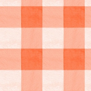 strawberry watercolor gingham