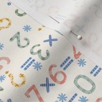 Math Is Fun With Numbers & Math Symbol -Back To School