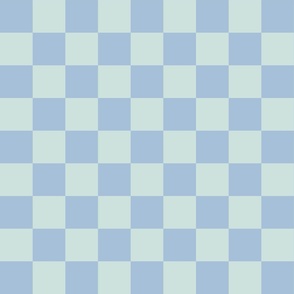 modern geometric checker checkerboard retro green blue pastel mint 