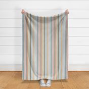 Expedition Rainbow Stripe, Large linen background 