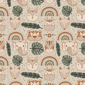 Jungle Safari Neutral Tones