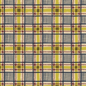 Hand-Drawn Plaid in Medium Scale in Great Outdoors