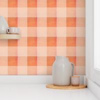 Watercolor Fall - Orange Plaid 