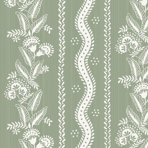 Kennebunkport Green and Cream2 Emma Stripe Silhouette copy 2