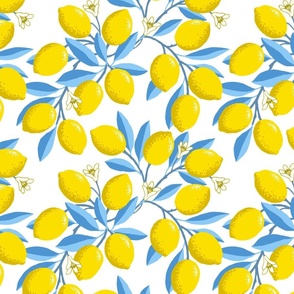 LEMONS and BLUE LEAVES