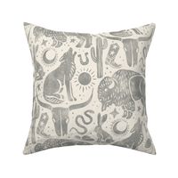 Western Dream - large - silver gray 