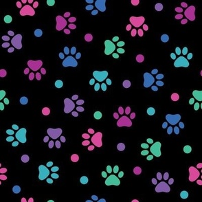 Polka Dot Dog and Cat Paws