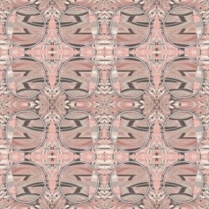 geo collage - pink puce