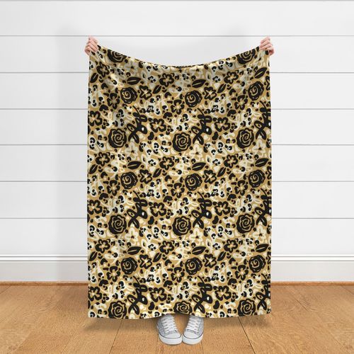 Fierce Florals - Mustard