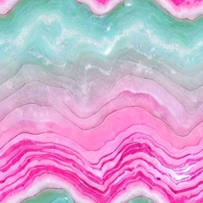 barbiecore marble: teal and pink, hot pink, marble, abstract
