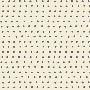 Hand drawn dots in Cream Yellow and Gray