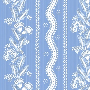 Cornflower Blue Emma Stripe Silhouette copy