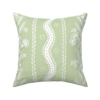 Soft Green Emma Stripe Silhouette copy