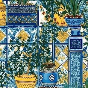 Majorelle Gardens Study 3.1 (Very Large Scale 24")