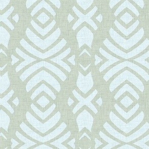 Abstract Floral Stripe - Neutral