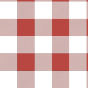 Christmas Red and White Checkers