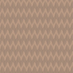 HORIZONTAL CHEVRON HERRINGBONE ZIG ZAG HAND DRAWN LINES BEIGE AND CHARCOAL