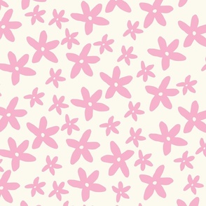 Pink woodland floral