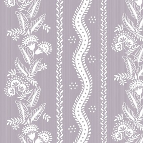 Soft Muted Lavender white Emma Stripe Silhouette copy