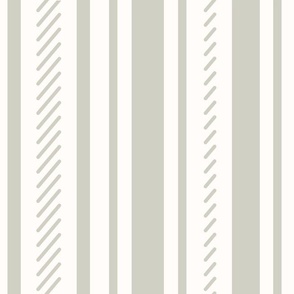 Ticking stripes pale blue - classic striped pattern - large scale for bedding and home decor