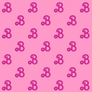 Barbie Fabric by the Yard - 80s Barbie™ Logo - Lavender - Barbie Material  For Sale