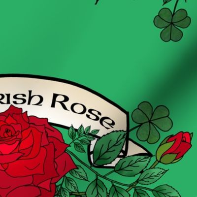 Wild Irish Rose (Green large scale) 