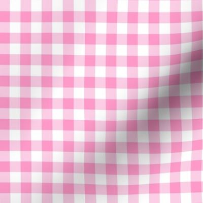 Small Scale Barbie Pink Gingham Checker