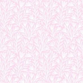 Blodyn Floral | Small Scale | Light Pink and White