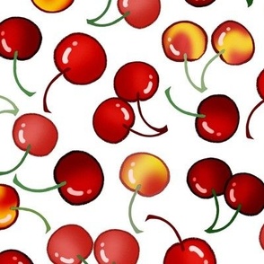 Cherries Pattern - Large Scale
