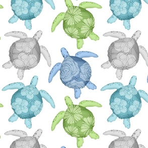 Cool Sea Turtles Pattern