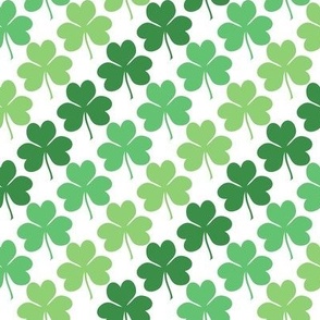 Green Clovers Pattern - Small Scale