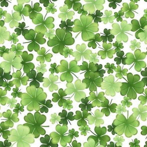 Shamrocks and 4-Leaf Clovers