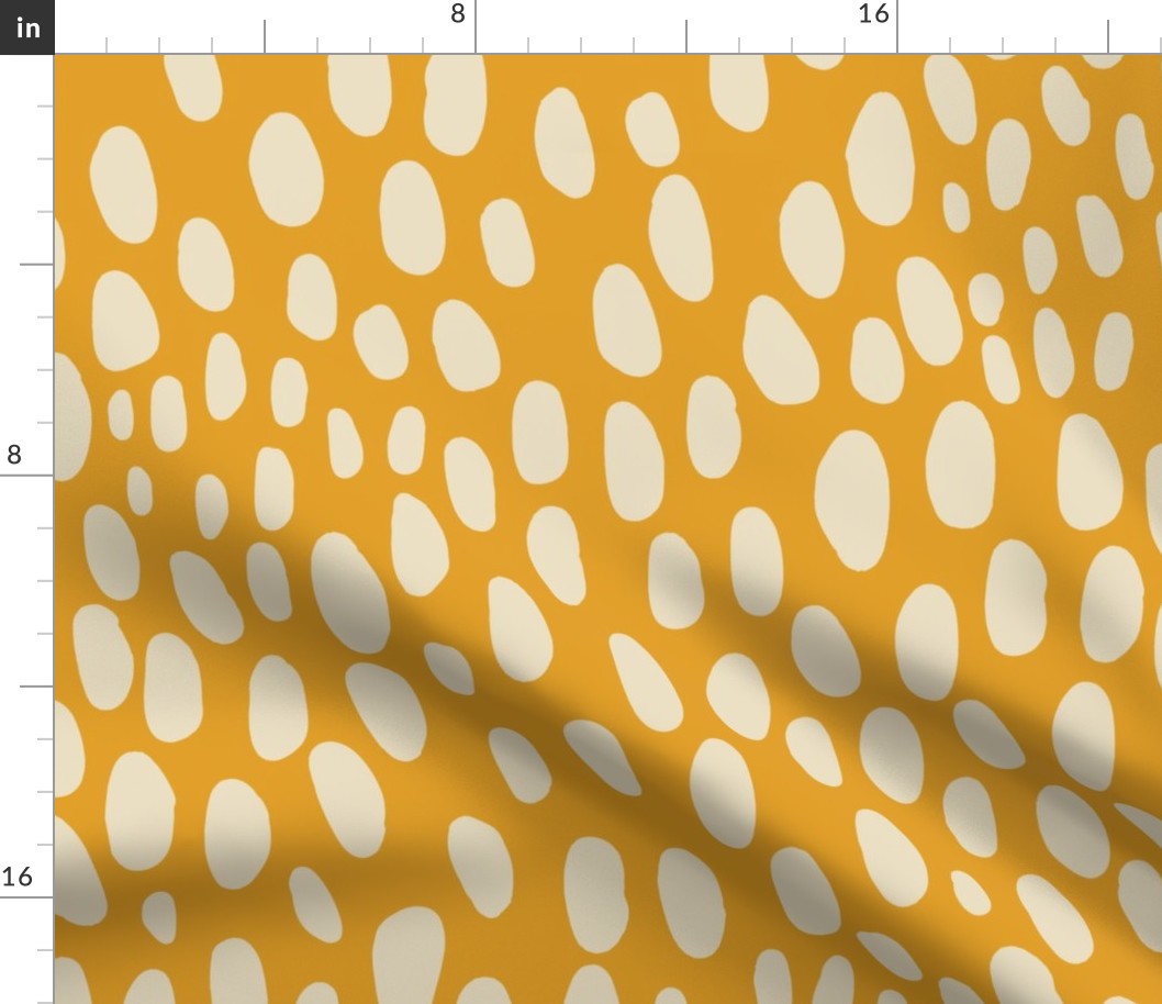 Organic Dots yellow Large