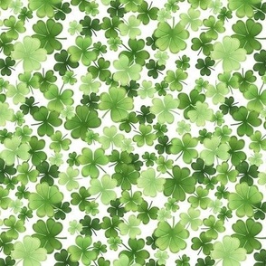 Shamrocks and 4-Leaf Clovers - Small Scale
