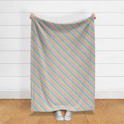 Rainbow Houndstooth Pattern - Small Scale