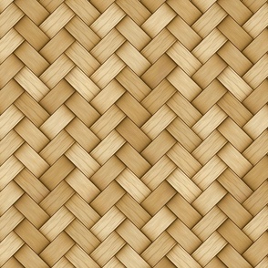 Bamboo Basket Weave Elegance