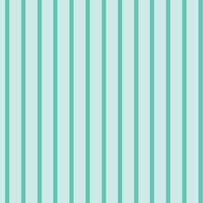 mint green and turquoise stripe 