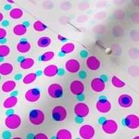 CMYK halftone dots - lavender